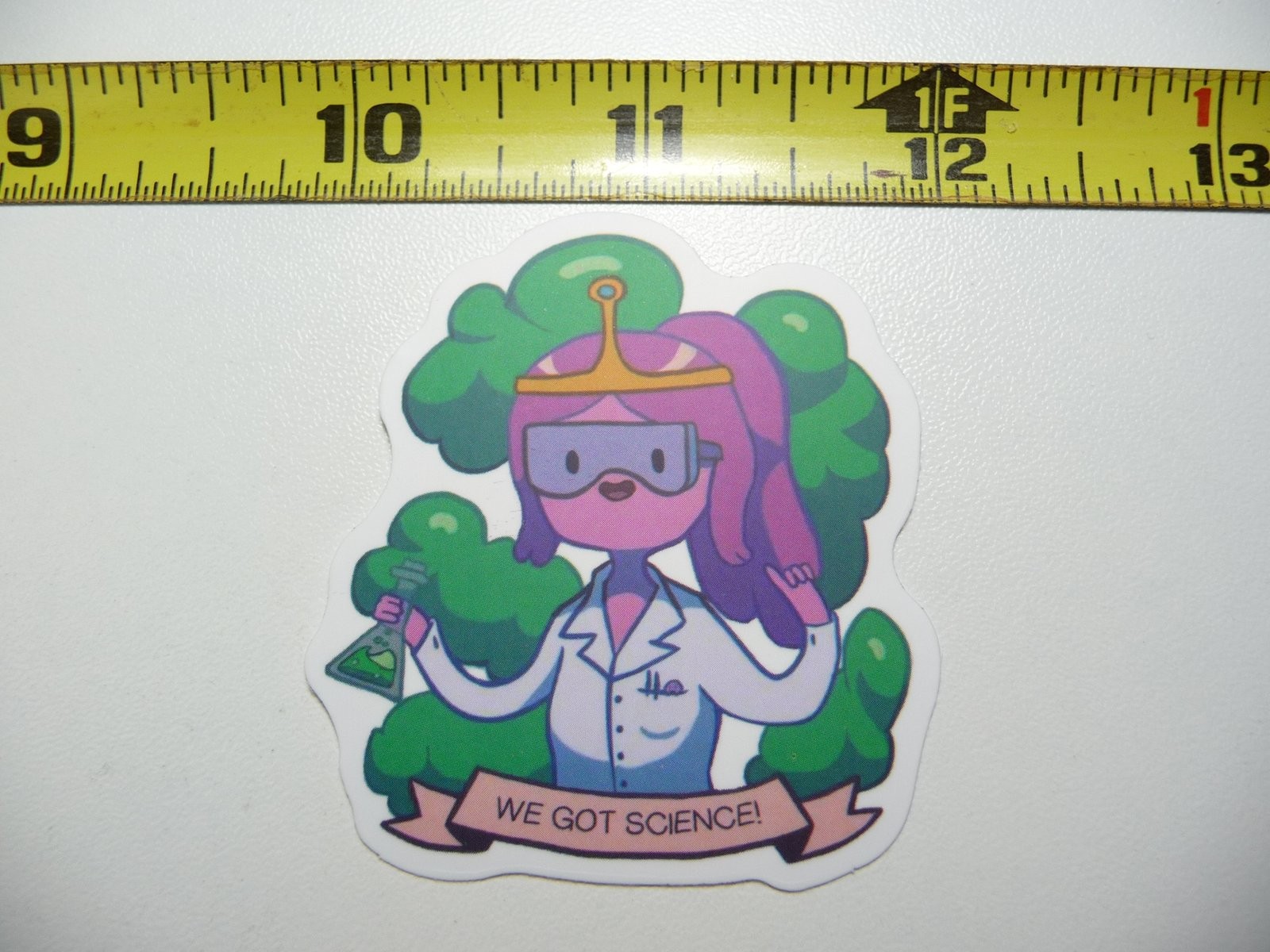 Science Girl Decal Sticker for School Teachers & Professors  