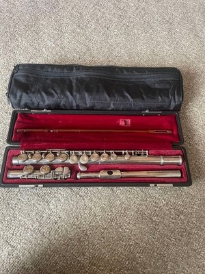 Yamaha YFL-221 Flute Silver Plating Musical Instrument [Excellent