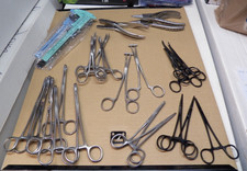 Professional Body Piercing Forceps Lot 28 pieces Used (Read info)