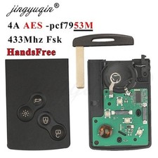 Smart Key Remote 433MHz 4 Button 4A PCF7953M Blank Blade