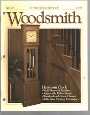 Woodsmith Magazine  70 August 1990 Heirloom Clock  Mailbox  Roller Stand, etc