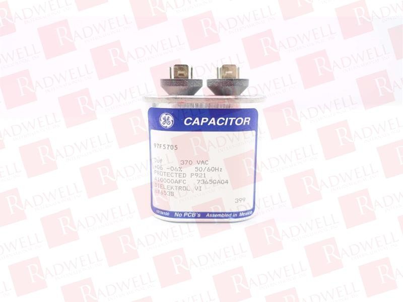 General Electric GE 97F5705 Dielektrol Capacitor 5 UF 370