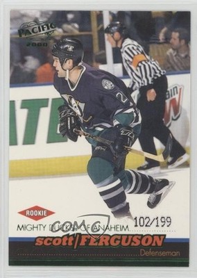 1999-00 Pacific Emerald Green 102/199 Scott Ferguson #3 Rookie RC b8c