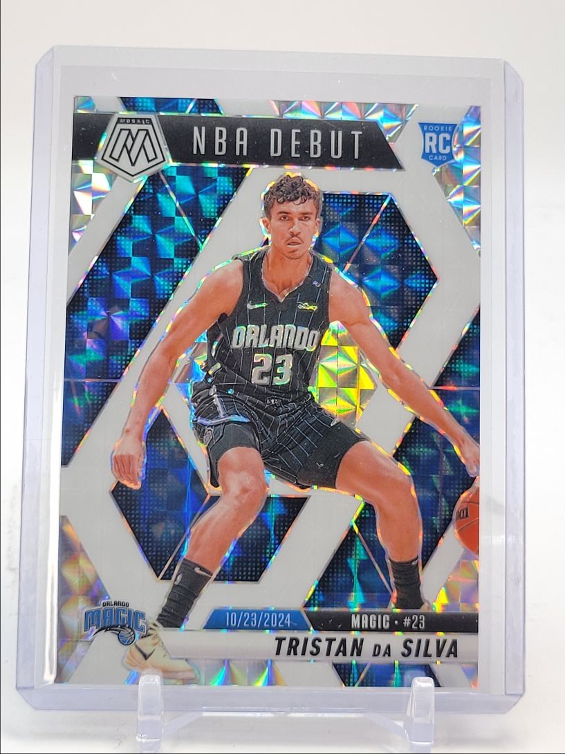 TRISTAN DA SILVA 2024-25 MOSAIC DEBUT ROOKIE CHOICE WHITE PRIZM RC /35 Q3185