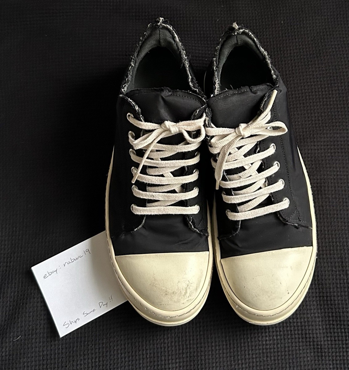 Size 9 - Rick Owens DRKSHDW Gethsemane Padded High Black for Size 9 - Rick Owens DRKSHDW Gethsemane Padded High Black for
