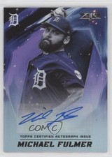2017 Topps Fire Auto Purple 38/50 Michael Fulmer #FA-MF Auto 0q3