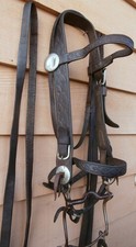 Vintage Wide Cheek Iron Curb Bit Old Cowboy Horse Bridle