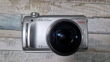 Olympus Digital Camera C-760 Ultra Zoom 3.2MP Silver Tested & Accessories