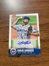 2021 Topps Big League Autograph Carlos Carrasco Mets