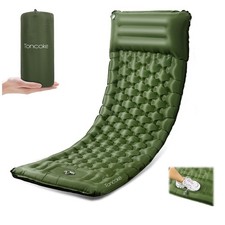 Toncoke Sleeping Pad, 4.7" Extra-Thick  Ultralight Inflatable Camping Mat with