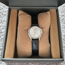 Orologio da polso Credor Quartz 7371-0020 donna 2,0 mm analogico quadrante nero cinturino pelle