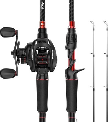 KastKing Brutus Spinning Rod and Reel Combo Kit