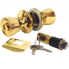 United States Hardware D-099B Brass Entrance Lock