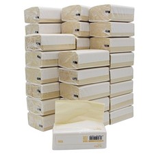 Bamboo Facial Tissue Towels Paper in Bulk 36 Packs Refill Unscented Mini