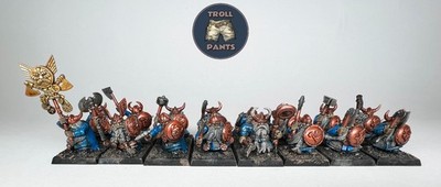 Warhammer - The Old World - Zwerge - 16 Zwergenkrieger Einheit