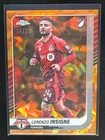 2025 Topps Chrome Sapphire MLS Soccer Orange Lorenzo Insigne #24