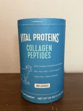 24 oz Vital Proteins Collagen Peptides Dietary Supplement Powder - Exp 2027