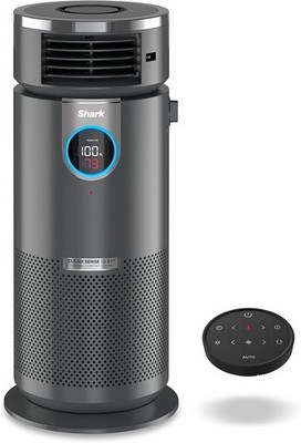 Shark 3 in 1 Air Purifiers, Small Space Heater and Fan Combo, HC452 - DARK GRAY