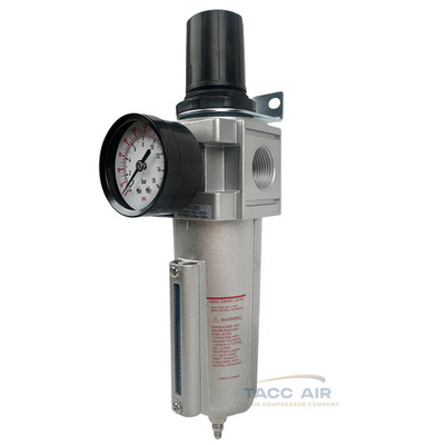 #ad 3 4quot; Compressed Air In Line Compressor Filter amp; Regulator Combo Piggyback System $64.95