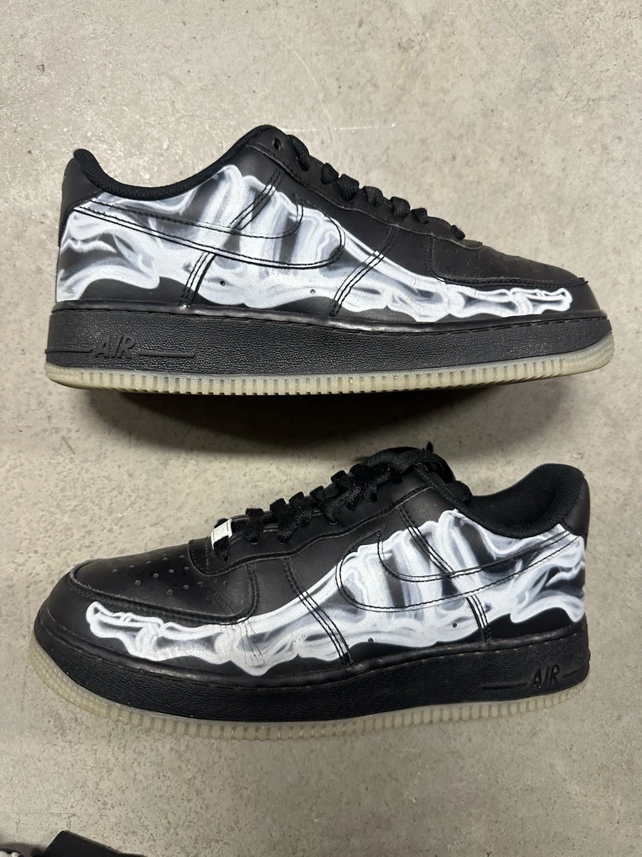 Nike Air Force 1 '07 QS Black Skeleton for Sale - Authenticity