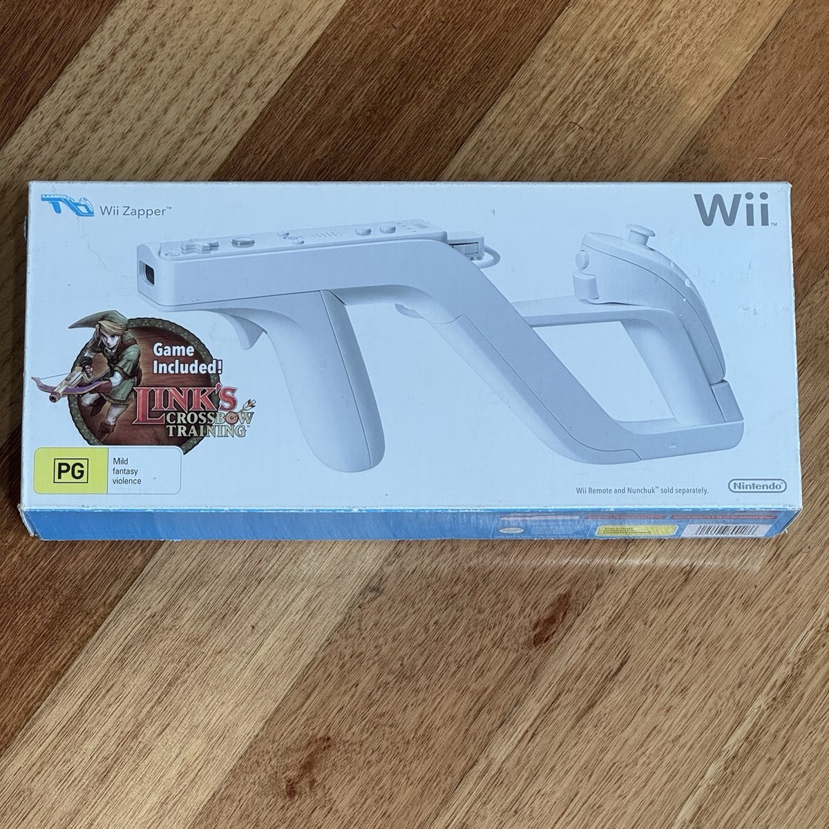 Nintendo Wii Zapper with Link's Crossbow Training Sealed Boxed