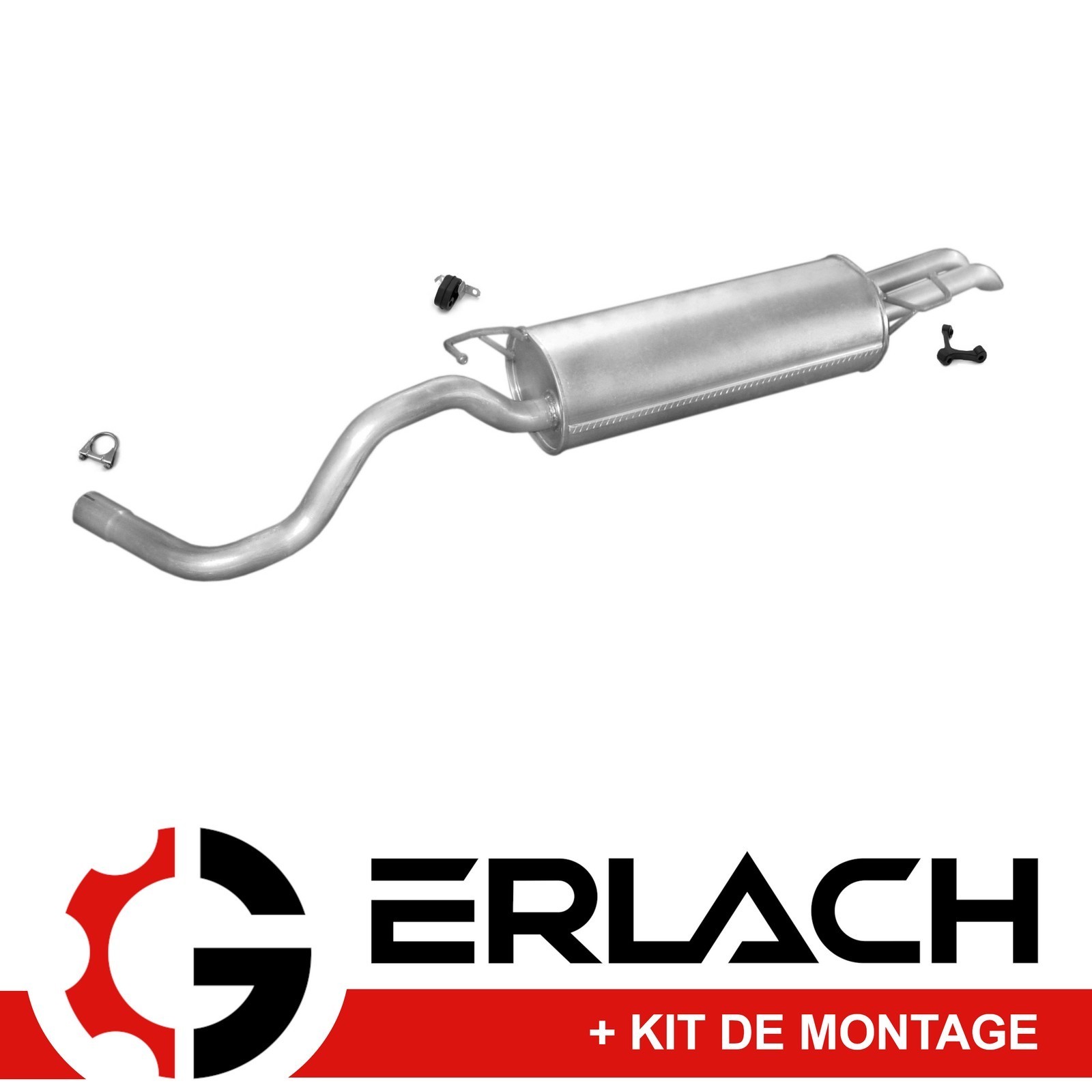 Silencieux arrière d'échappement pour Golf 4, Bora et Octavia 1.4/1.6