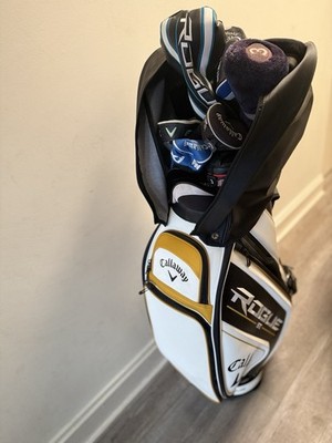 Callaway Rogue ST Golf Staff Bag - Black/Gold/White (5122527) for