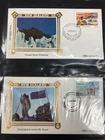 Australia Benham Small Silk FDCs X 58 different