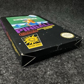Nintendo NES Pinball Juego CIB Caja Completa Manual Cartucho Probado OEM