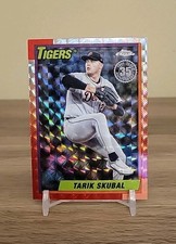 Tarik Skubal - 2025 Topps Chrome Update 1990 Geometric Refractor #90CU-10 Tigers