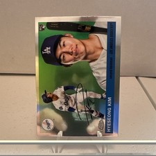 Hyeseong Kim Chrome Platinum 2025 Auto