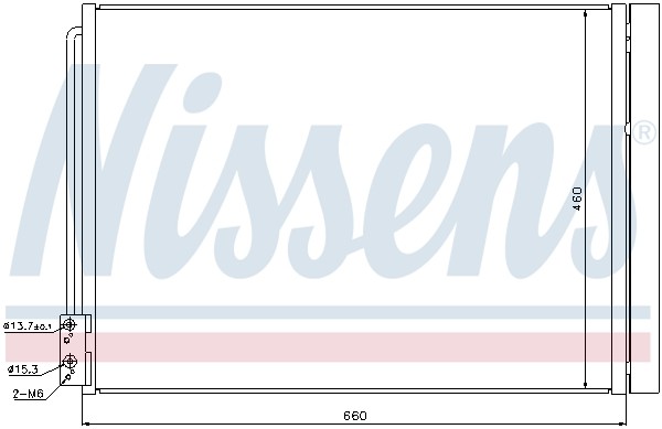 1X Nissens 940110 Kondensator Klimaanlage FüR Bmw-image