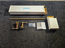 Moen YB8424BG Align 24 in. Towel Bar in Brushed Gold, Zinc Wall Mount
