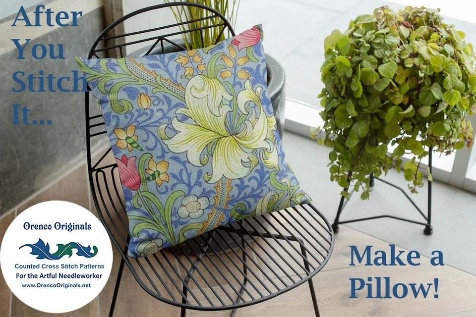 William  Morris Forest Rabbits from Tapestry Counted Cross Stitch Chart Pattern - Image 3 of 4