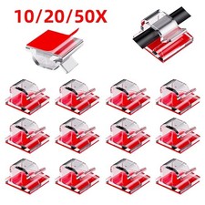 10/20/50Pcs Adhesive Cable Clips Cord Holder Wire Organizer 14 14mm for Home
