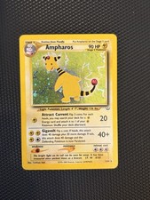 Pokemon TCG Ampharos 1/64 Neo Revelation Holo Rare LP+ w/ Swirl