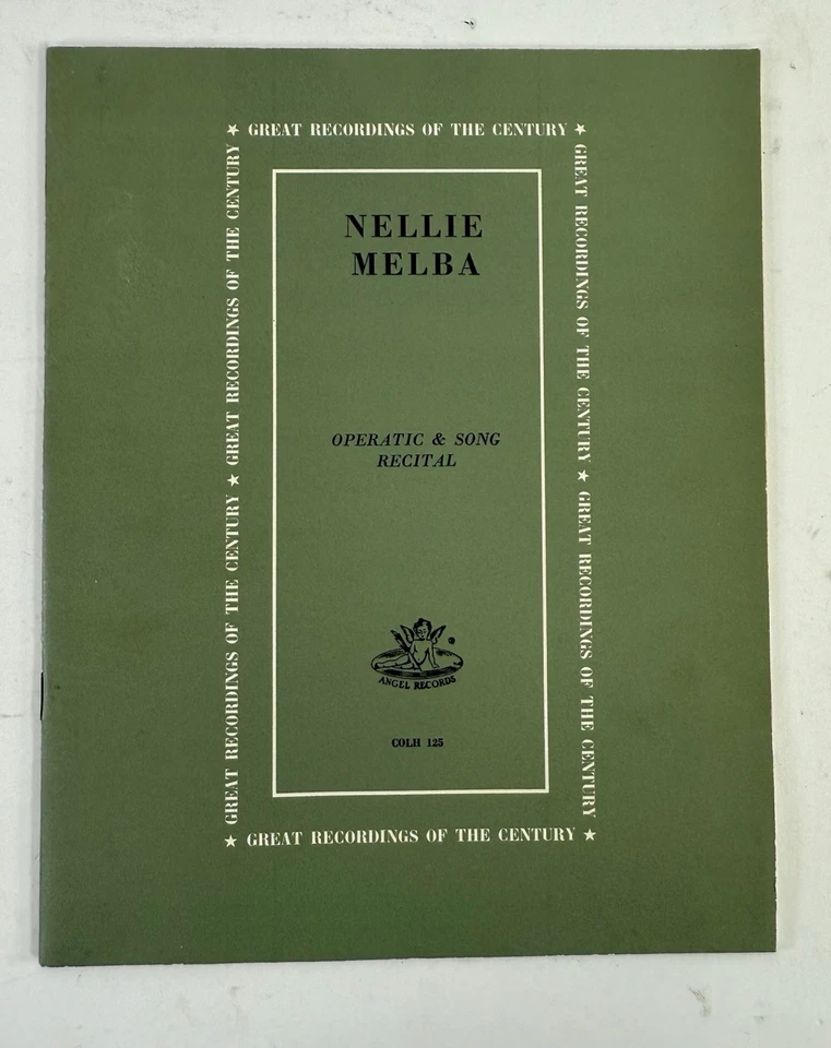 Angel Records – COLH 125 - Dame Nellie Melba – Opera Arias and Songs - Image 3 of 4