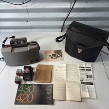Vintage Polaroid 420 Automatic Land Camera with Manual  Case. Untested