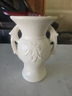 Mccoy White Matte Finish 9 Inch Vase