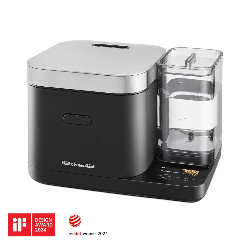 Grain and Rice Cooker - Black Matte