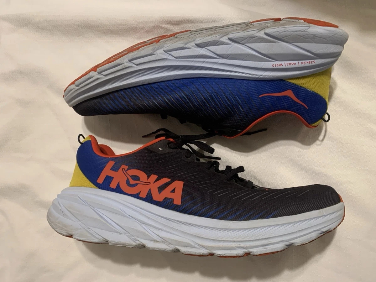 Hoka One One HOKA Rincon 3 Black Dazzling Blue for sale | eBay display picture 2