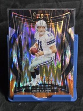 2024 Panini Select - Concourse Drew Bledsoe #53 Black & Gold Shock Prizm