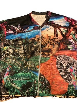 HAUSU MOUNTAIN BOMBER JACKET XXL RARE