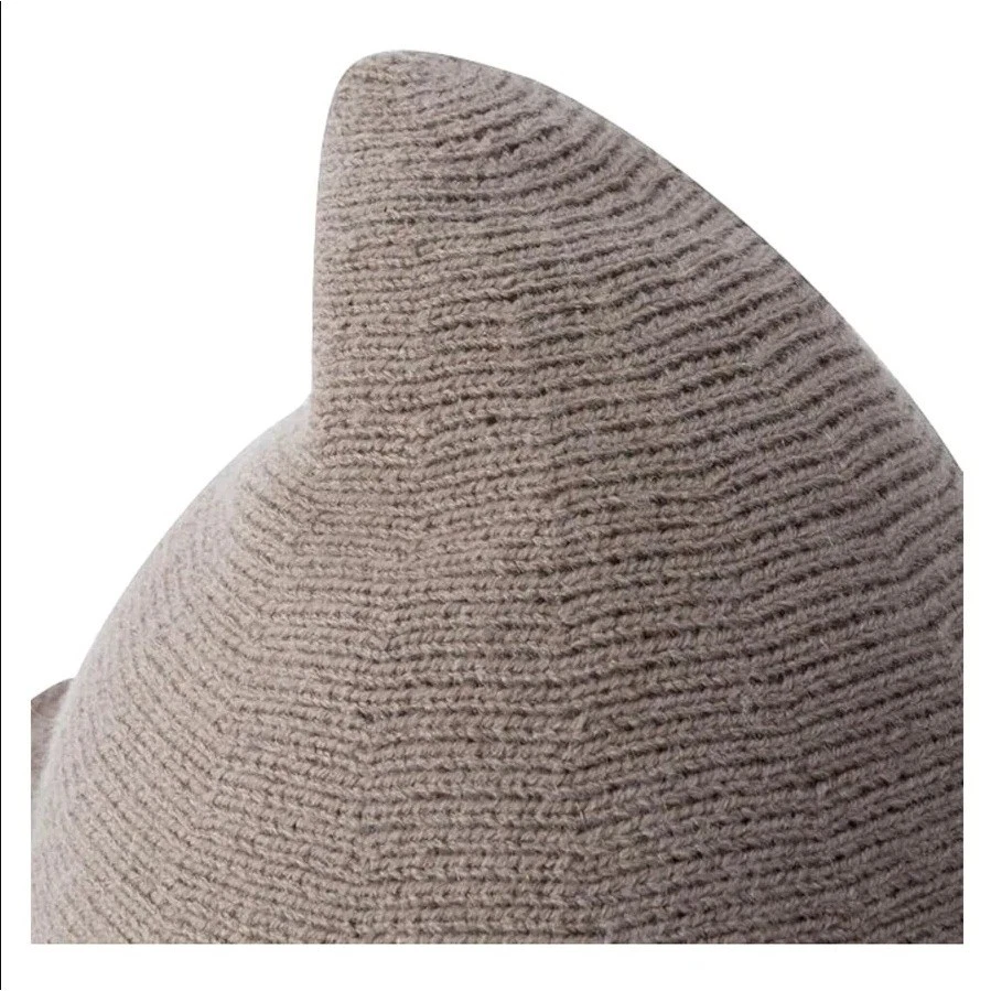 Sombrero tejido bruja mago ala con cable plegable bronceado natural disfraz Halloween disfraces Foto 4 de 4