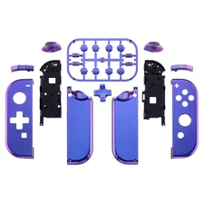 Switch Joy-Con Handheld Controller Housing Purple Blue Chameleon Glossy
