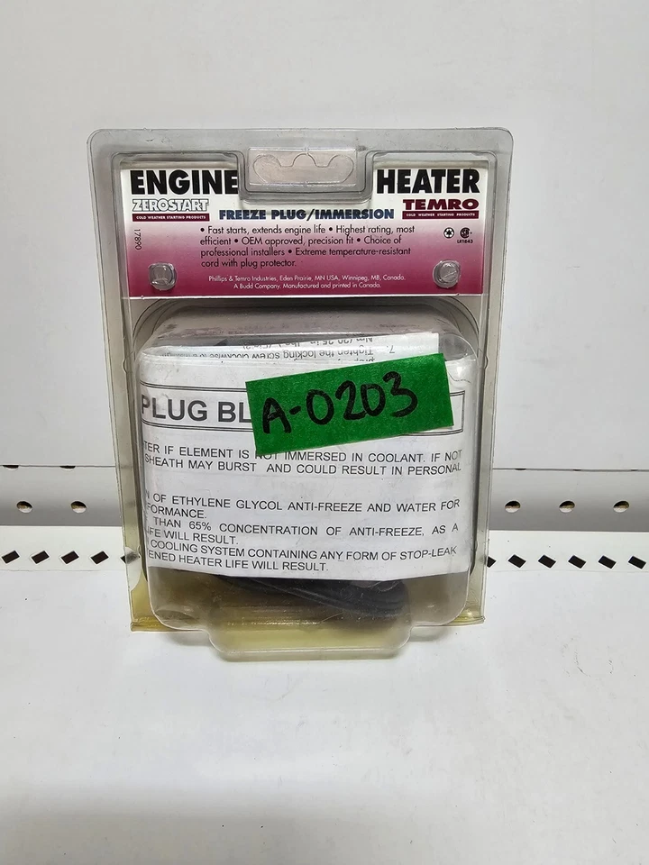 Block heater zerostart - new - BMW 1969-1983 - Engine (A-0203) - Image 3 of 4