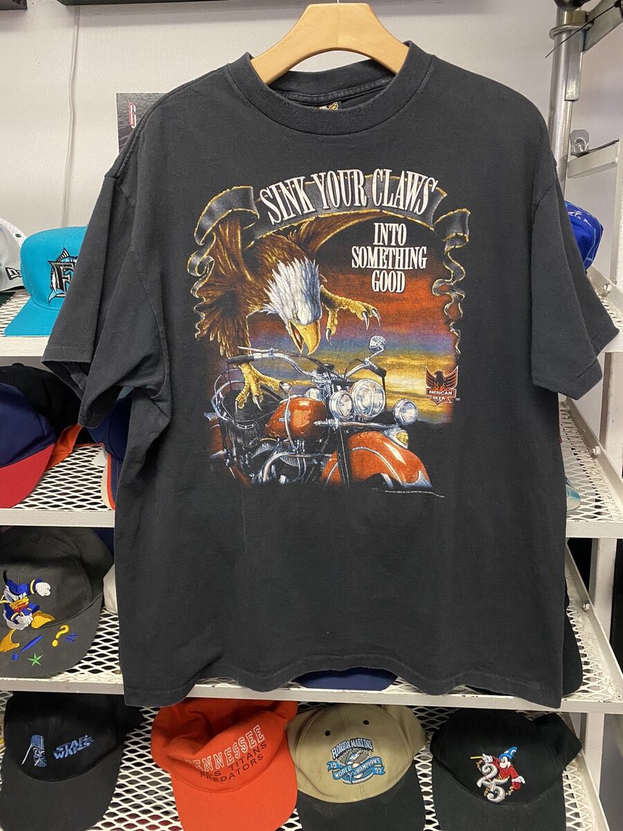 Vintage 80's 3D Emblem Harley Davidson Sink Your Claws Eagle Vintage 80's 3D Emblem Harley Davidson Sink Your Claws Eagle