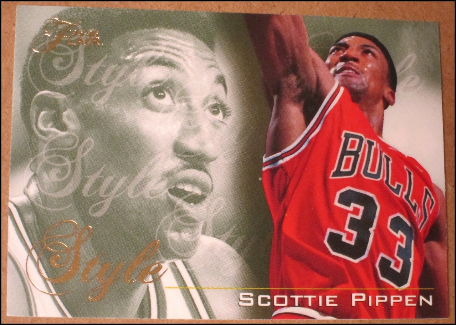 1995-96 Fleer Flair Style Scottie Pippen Basketball Card #241 Chicago Bulls NRMT
