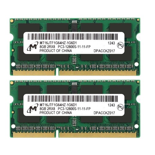 Micron 16GB 8GB 4GB PC3-12800S 2Rx8 DDR3 1600MHz 204Pin SODIMM Laptop Memory LOT - Picture 2 of 14