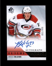 BROCK MCGINN 2015/16 SP AUTHENTIC #267 FUTURE WATCH ROOKIE AUTO #051/999 BC9518